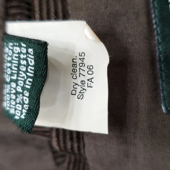 J. Crew Factory sport coat men's XL navy blue corduroy western blazer - Picture 11 of 11